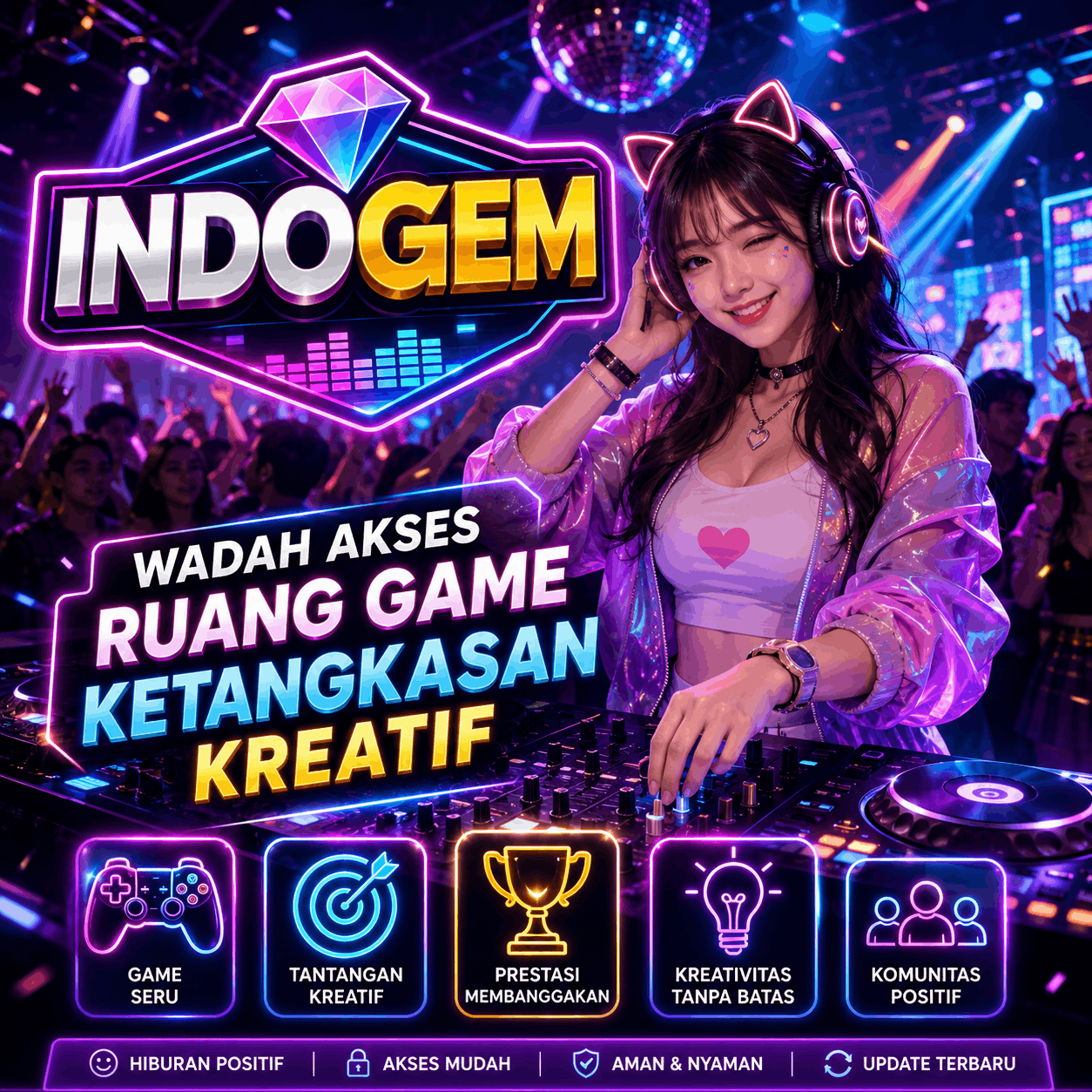 INDOGEM | Wadah Akses Ruang Game Ketangkasan Kreatif